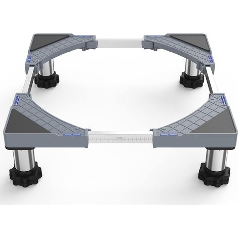 Verstellbarer Waschmaschinensockel für Kühl-/Gefrierkombinationen (verstellbar 45-67 cm, Höhe 13-17 cm)