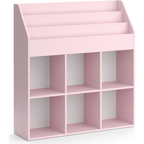 Estantería infantil Luigi, Rosa, 107.2 x 114.2 cm sin cajas plegables, Vicco (1/5)