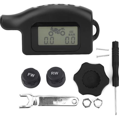 Kit TPMS moto étanche surveillance pression pneus temps réel système pièces accessoires (1/5)