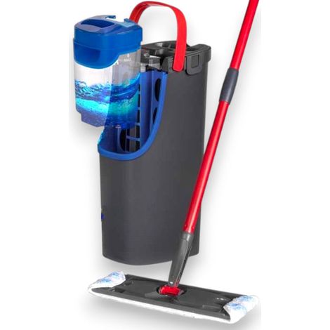 Mop lavapavimenti a piastra piatta con sistema di raccolta e separazione moderno per acqua sporca Flatmop H2PRO Vileda (1/4)