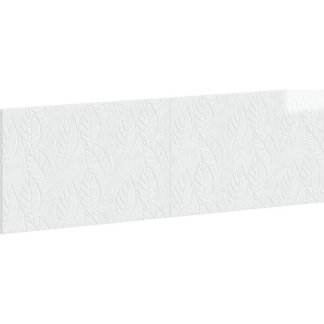 Cabecero montada en la pared DELFT Blanco Brillante vidaXL (1/5)