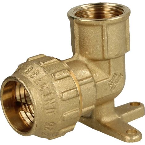 MS Raccord de compression rondelle murale pour tube PE 20 mm x 1/2’’ FF