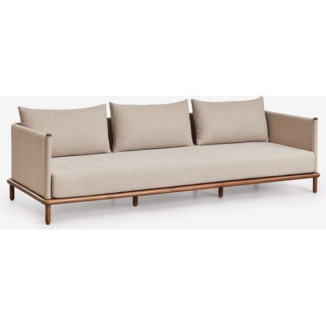 Sofá de 3 plazas en madera de acacia Olivia SKLUM              (1/5)