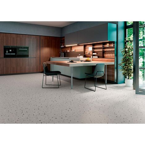Plinthes pour Plinthes pour Carrelage effet terrazzo District South - Gris - Plinthe 60x7.5cm boîte de 7.20 ml - Gris - Gris - Plinthe 60x7.5 cm boît
