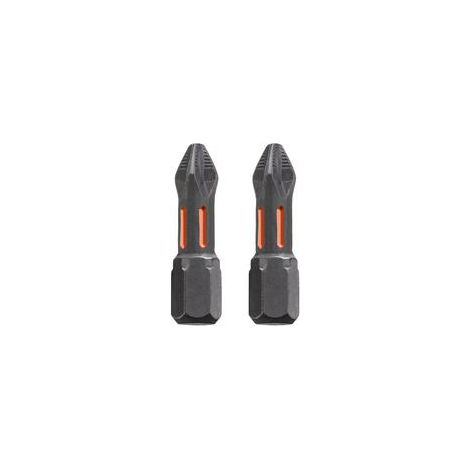 Puntas de tornillo kwb 122003 zona de torsión 25 mm 2 unidades