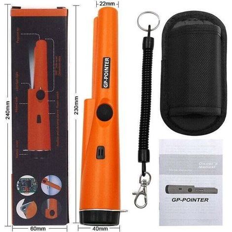Sonderangebot – Metalldetektor-Pinpointer, Zubehör für Metalldetektor-Pinpointer, wasserdichtes und scannbares IP66-Metalldetektor-Zubehör für die Schatzsuche von DEBU (1/5)