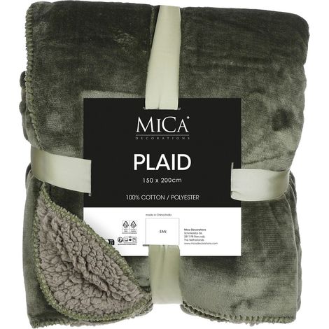 Mica Decorations Plaid Vert H1.5xl150xL200cm (1/5)
