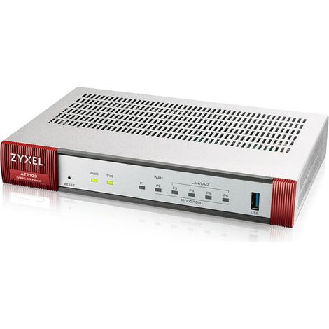 Zyxel ATP100 V2 10/100/1000, VERSION 2, 1WAN, 4LAN/DMZ ports,1USB with 1 Yr Bundle (1/4)