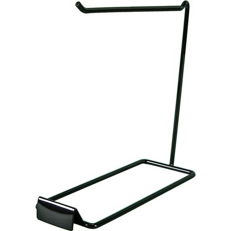 Soporte de exhibición de aleación texturizada, ideal para collares y pendientes - Negro