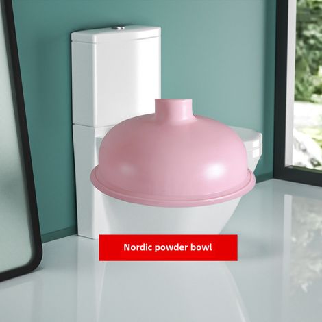 Déboucheur de toilettes puissant pour éliminer les obstructions des canalisations d'égout et autres objets. Outil spécial en cuir avec ventouse (cuvette à ventouse [poudre nordique]). (1/5)