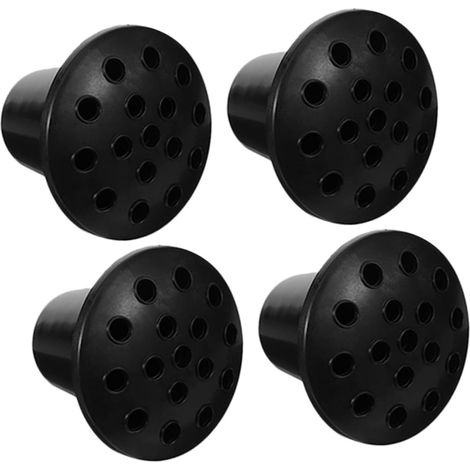 Lot de 4 Supports à Fleurs pour Tombes, Vase Commémoratif de Cimetière en Plastique Noir, 16 Trous, Décorations Funéraires pour Fleurs (1/5)