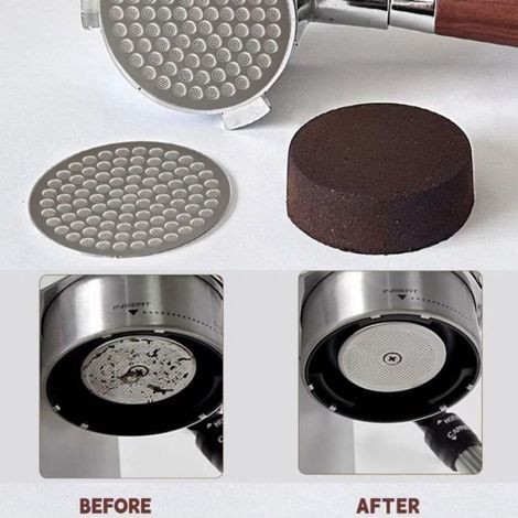Rondelle distributeur Espresso - - 51 mm - Acier inoxydable 316 - Ép. 1,2 mm - Filtre métallique réutilisable (1/5)