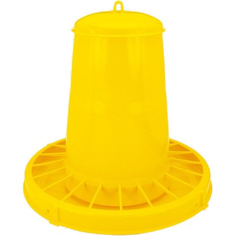 1PZ MANGIATOIA TRAMOGGIA PER POLLI CON ANTISPRECO Ø cm. 42x47 h lt. 20 (kg. 15