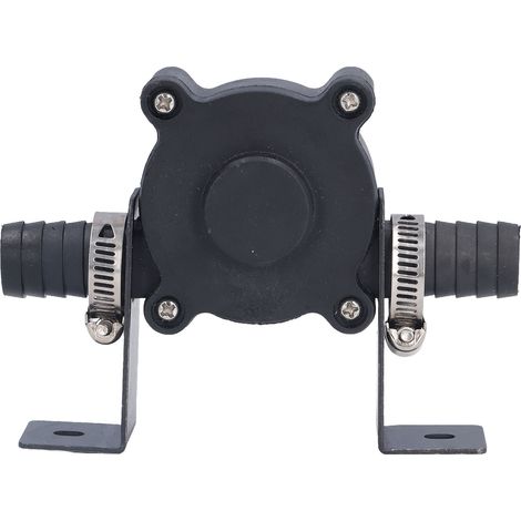 Pompe à perceuse miniature auto-amorçante centrifuge électrique plastique acier inox 6,35mm avec 2 vis 2 cales 2 entretoises manuel (1/5)