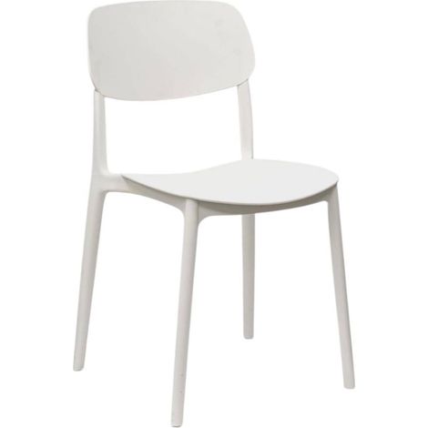 Sedia Moderna Polipropilene Ristorante Bianco Mod. Ortigia (1/5)