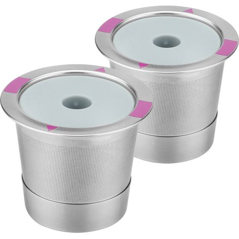 Wiederverwendbare K-Cup-Kaffeekapseln, universelle K-Cup-Kapseln aus Edelstahl, kompatibel mit Keurig 2.0 und 1.0 Kaffeemaschinen (4er-Packung)