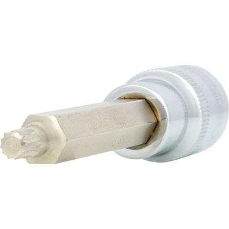 KS Tools 918.1692 1/2'' CHROMEplus Bit-Stecknuss XZN, lang, M6 (1/5)