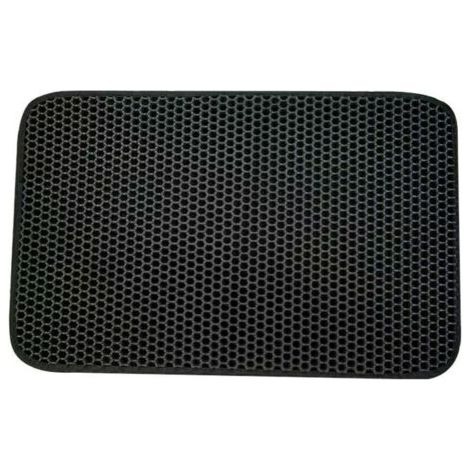 Bac à litière pliable Double couche pour chat, tapis, filtres étanches, tampons antidérapants, garde le lit de la maison propre, piège, bac à sable pour chaton (1/4)