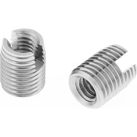 FTVOGUE Lot de 20 inserts filetés autotaraudeurs en métal M4 x 8 mm (1/4)