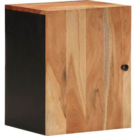 Bathroom Wall Cabinet 38x33x48 cm Solid Wood Acacia vidaXL (1/5)