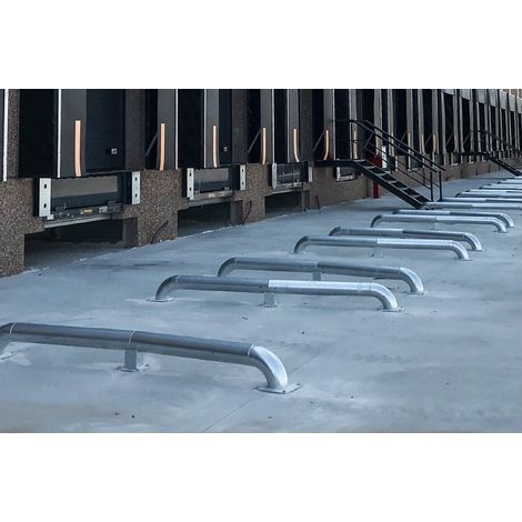 Guide Roue Galvanisé L2620 Diam140mm La Paire