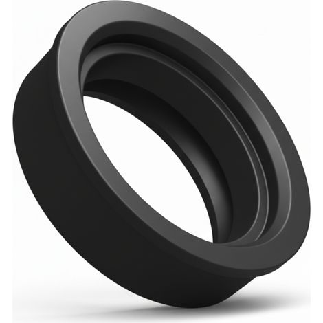 Morsetto di rinforzo Ø40 mm in acciaio zincato con guarnizione elastomerica per raccordi scarico bampi gumorin1