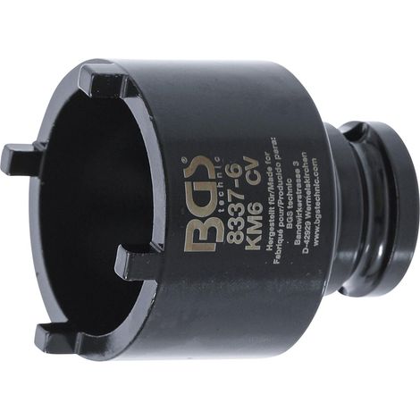 Douille impact cles a ergots dents exterieurs km6 (din 981) bgs (1/2)