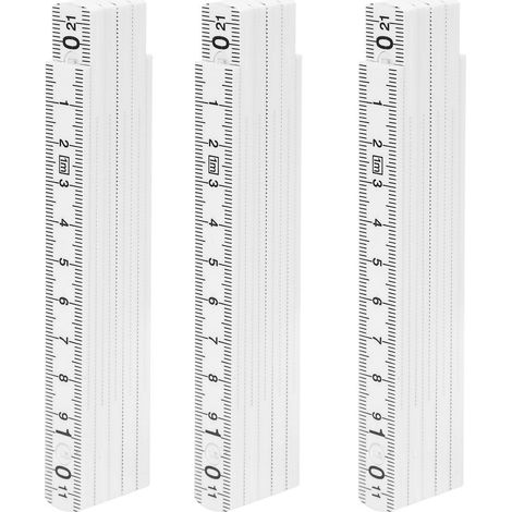 [Équerre de Mesure] [Multifonction] [3 Pièces Réglet Pliable DIY] Multi-Angle pour Travaux Bois et Carrelage (1/5)