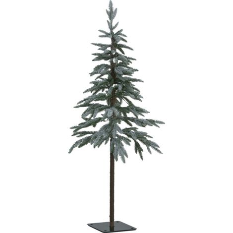Medium Snowy Woodland Pre-Lit 200 Led Christmas Tree - Plastic - L45 x W45 x H120 cm - White