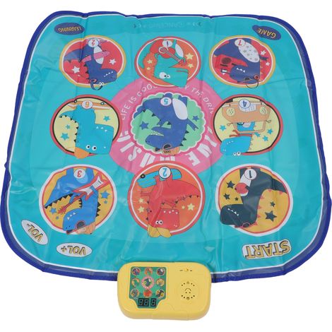 Tapis de danse électrique pour enfants, tapis d'exercice musical avec pédales, puzzle et jeu interactif de fitness pour enfants. (1/5)