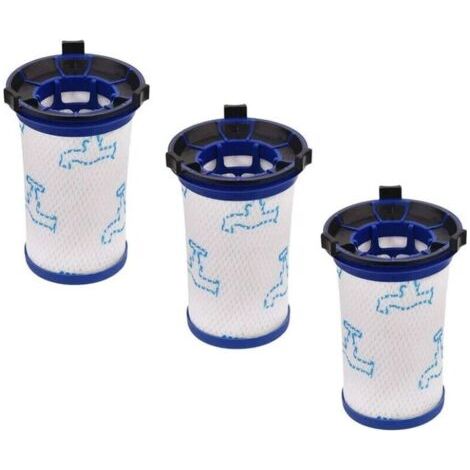 FlkwoH 3 Stück Ersatzfilter für Rowenta Air Force 360 RH9051WO RH9057WO RH9059WO RH9081WO RH9086WO & Tefal Air Force 360 Staubsauger, Ersatzzubehör Alternative zu ZR009001 INHHUB (1/4)