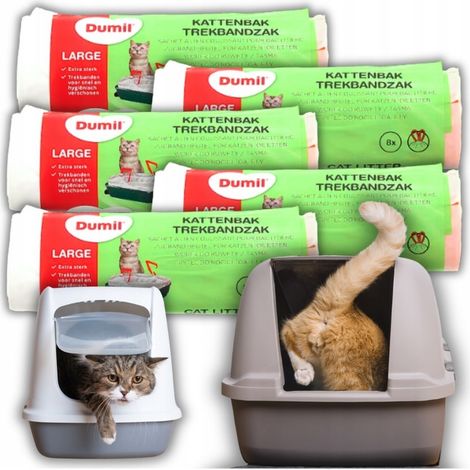 5x SACCHETTI PER LETTIERA RESISTENTI CON NASTRO ADESIVO, DUREVOLI, 40 PEZZI XL DUMIL