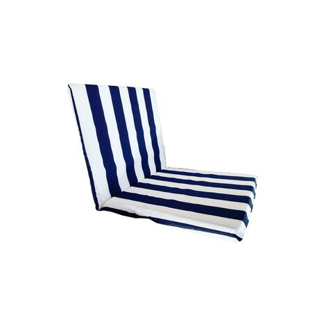 CUSCINO GARDEN SCHIEN BASSO 85X45CM RIGA BLU 2 PZ