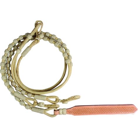 taglia unica, Naturale: Redini Romal in rawhide