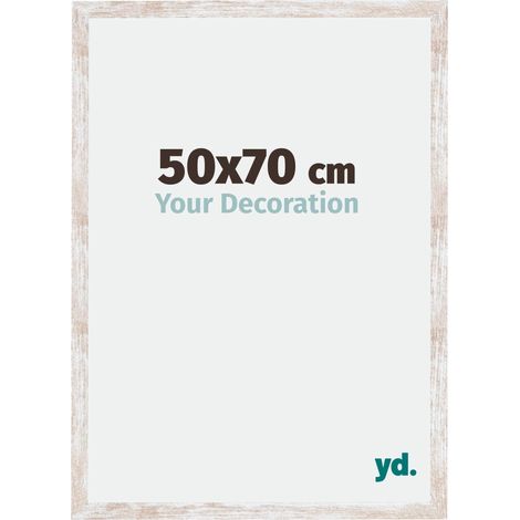 yd. - Cadre photo 50x70 - White Wash - MDF - Catania (1/5)