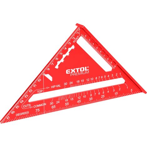 Escuadra multiusos Extol para carpintería, 180 mm, metal 8825100