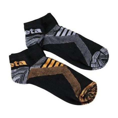 2 paires socquettes Sneaker BETA 7431P - Noir - 43/46