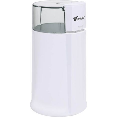 Molinillo de café Thulos, capacidad de 50-60 gramos. Modelo color blanco. (1/3)