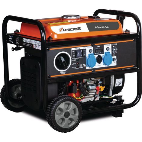 Groupe électrogène 3700 Watt PG-I 42 SE 3,5 kW Benzin UNICRAFT
