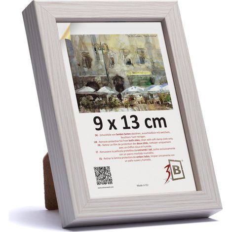 Cornice per Foto Classica Legno Elegante 9x13 cm Bianca (1/5)