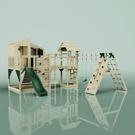 Tour de jeux Polarplay Gustav Rosa 503 x 562 cm Balançoire pour enfants