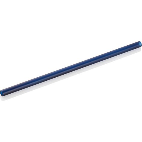 Paille en verre avec brosse 20 cm Ø 8 mm bleu NOCTURN - Was Germany