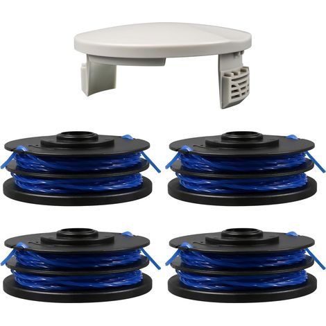 Bobine De Rechange - 1 5 Mm - Pour Débroussailleuse - Compatible Ryobi RLT4027 RLT4125 RLT5027 RLT6030 RLT5127 RLT6130 - 4 Pièces (1/5)