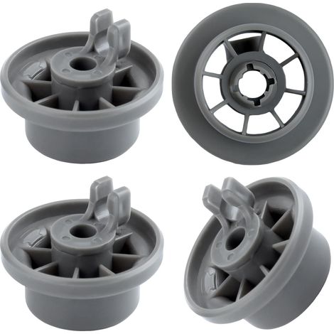 Lot de 4 165314 Roues pour lave-vaisselle Panier inférieur Panier Rail Roue adaptée pour Bosch et Kenmore, remplace 420198 AP2802428 PS3439123 423232 EAP3439123 PS8697067 (1/5)