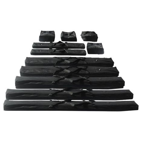 Set de housses pour tentes PROFESSIONAL de 6m de large (2,0m de hauteur) (1/3)