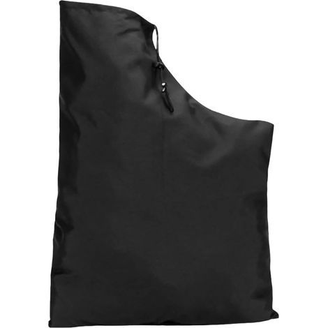 Sac de rangement pour souffleur, sac de collecte avec fermeture éclair et cordon de serrage, adapté aux accessoires de déchiqueteuse, aspirateur de jardin et souffleur (noir) (1/5)