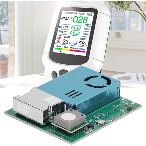 Module de détection de la qualité de l'air M701-U : Formaldéhyde, PM2.5, COVT, température, humidité, PM10, CO2 (1/5)