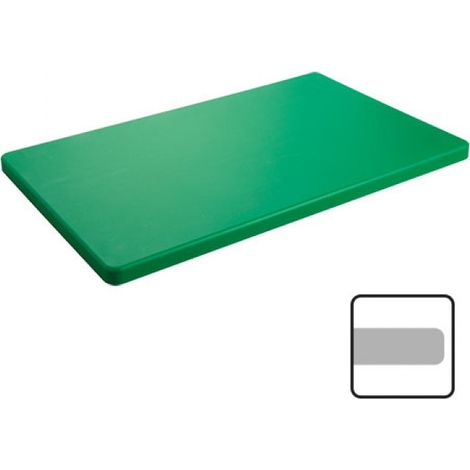 Planche découper vert coins ronds 50x30cm - Caterchef
