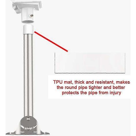 Adaptador de tubo redondo para soporte satélite para adaptador de tubería Gen 3 Diseño de hebilla para adaptador de soporte Gen 3 Edición 0711