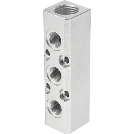 Applications du Collecteur d'Air pour Connexion Des Compresseurs d'Air et Cylindres - Répartiteur en Ligne 3 Voies 5 Ports G1/2" G1/4" pour Raccords Tuyaux Pneumatiques (1/5)